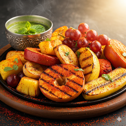 Sizzling Tandoori Fruit Chat
