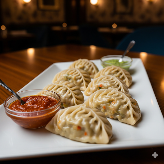 Veg Momos  St/Fried/Tandoori (8 pieces)