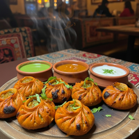 Veg Momos  St/Fried/Tandoori (8 pieces)
